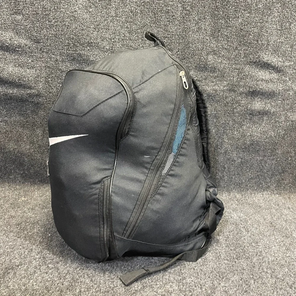 Nike Club Team Nutmeg / Swoosh Soccer & Sports Backpack Black Equipment Bag